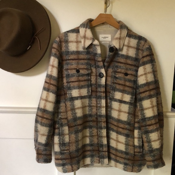 Isabel marant gastoni plaid jacket shacket 38 / S/M - Picture 4 of 8